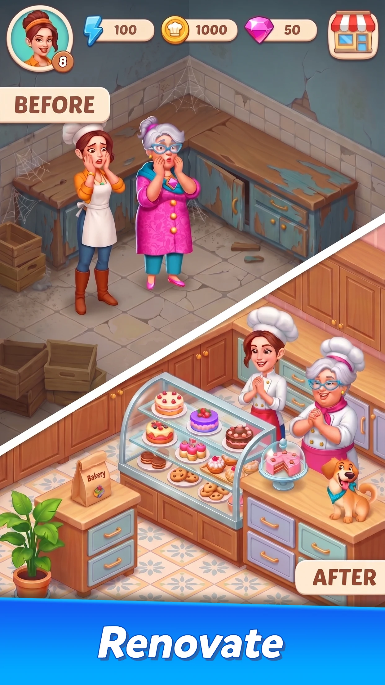 Cook & Merge Kate's Adventure screenshot